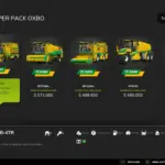 Oxbo Pack Edit v1.02