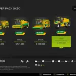 Oxbo Pack Edit v1.04