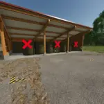 Wooden Bale Storage Shed v1.0