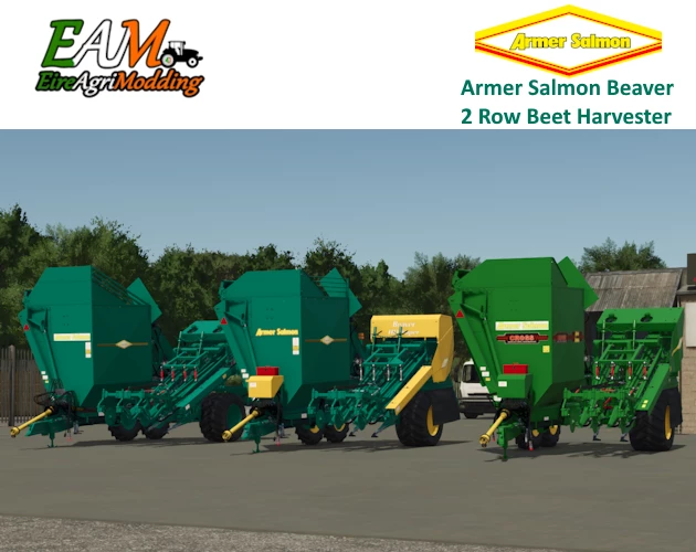 Armer Salmon Beaver 2 Row Beet Harvester v1.0