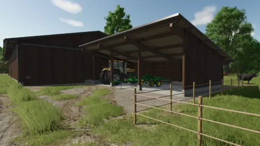 Farm Buildings With Dark Wood v1.0