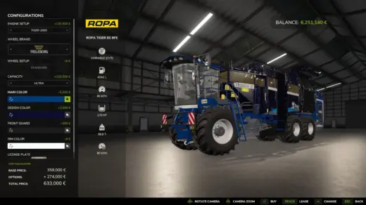 Ropa Tiger 6S Big Field Edition v1.02