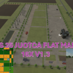 Juotca Flat Map 16X