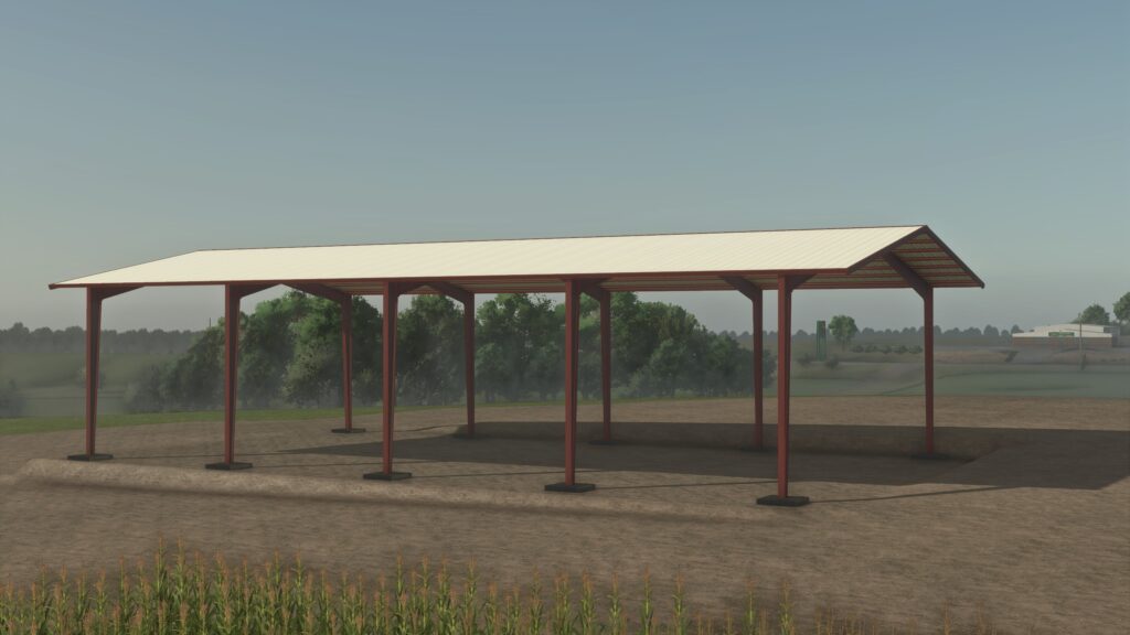 105x50 Metal Frame Hay Shed