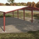 105x50 Metal Frame Hay Shed2