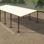 105x50 Metal Frame Hay Shed3