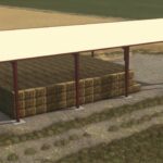 105x50 Metal Frame Hay Shed5