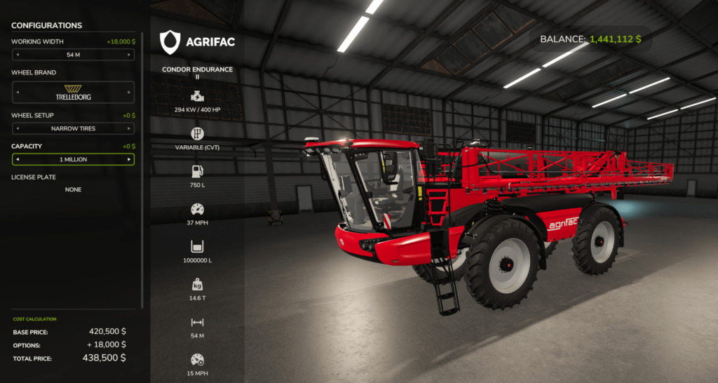 Agrifac Condor Endurance 2 JTM v1.0.0.1