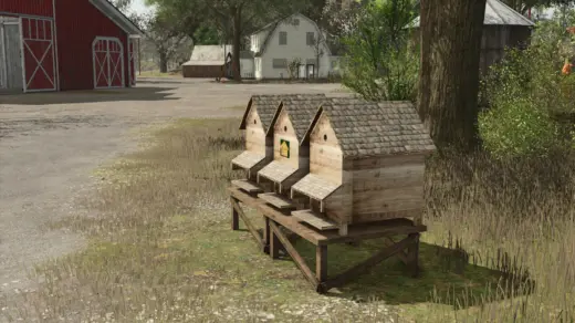 Beehive With 3 Large Frames v1.0