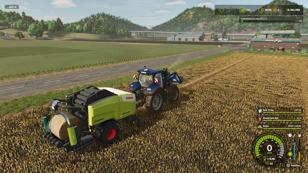 CLAAS ROLLANT 455 UNIWRAP Speedy 1.1