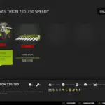 CLAAS TRION 720-750 Speedy v1.05