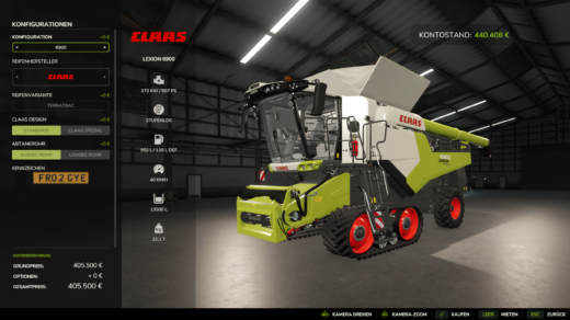 Claas Lexion 6900 - 8900 1.02