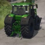 John Deere 7R with front loader4