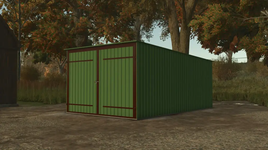 Pack Of Tin Car Garages v1.0