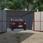 Pack Of Tin Car Garages v1.02