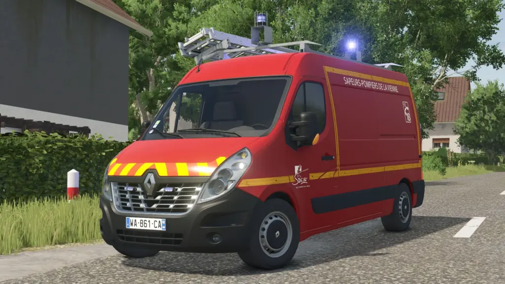 Renault Master III (VTU firefighters) v1.0