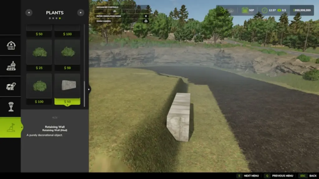 Retaining Wall v1.0