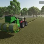 Round baler Pack with Accumulator