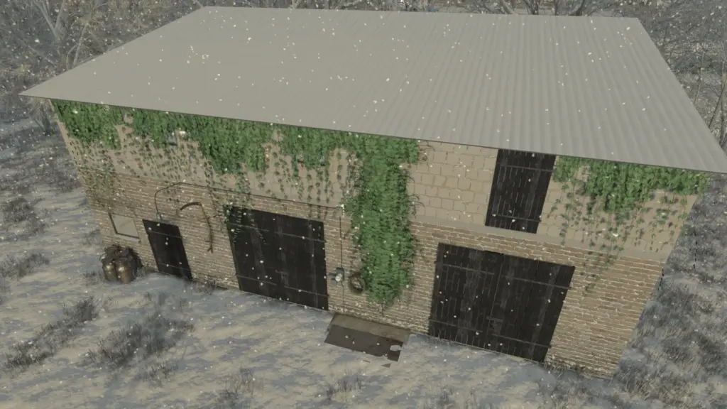 Small Cowshed With Garage v1.0