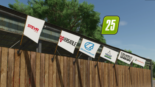 Tractor Brands Wall Flag Pack 22