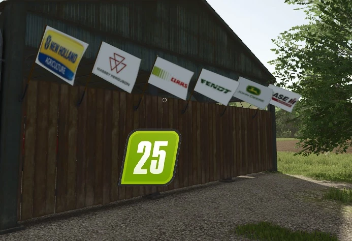 Tractor Brands Wall Flag Pack v1.0