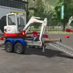 Trailer 2 axles Hubière v1.04