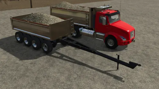 Volvo VNX300 Dump Truck + Trailer v3.0