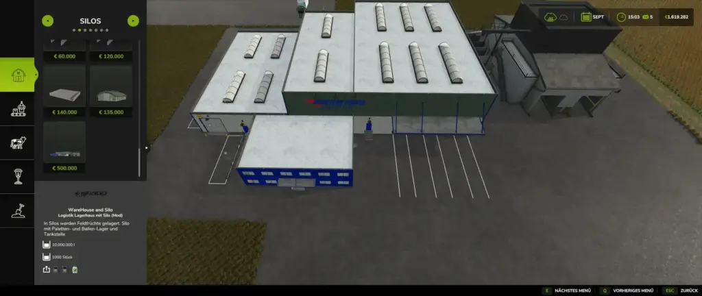 Warehouse with Silo and Gas Station v1.0