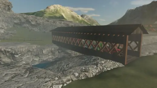 Wooden covered bridge v1.0