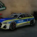 Audi RS6 police v1.0