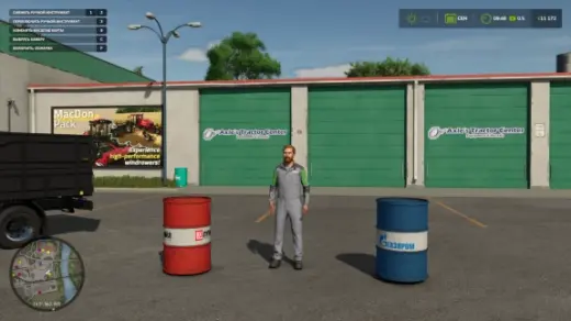 Barrels with fuel