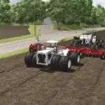 Bourgault 3320-76 Paralink Hoe Drill + 7950 Air Cart v1.05