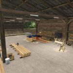 Carpenter Old Pallets And Bale Storage2