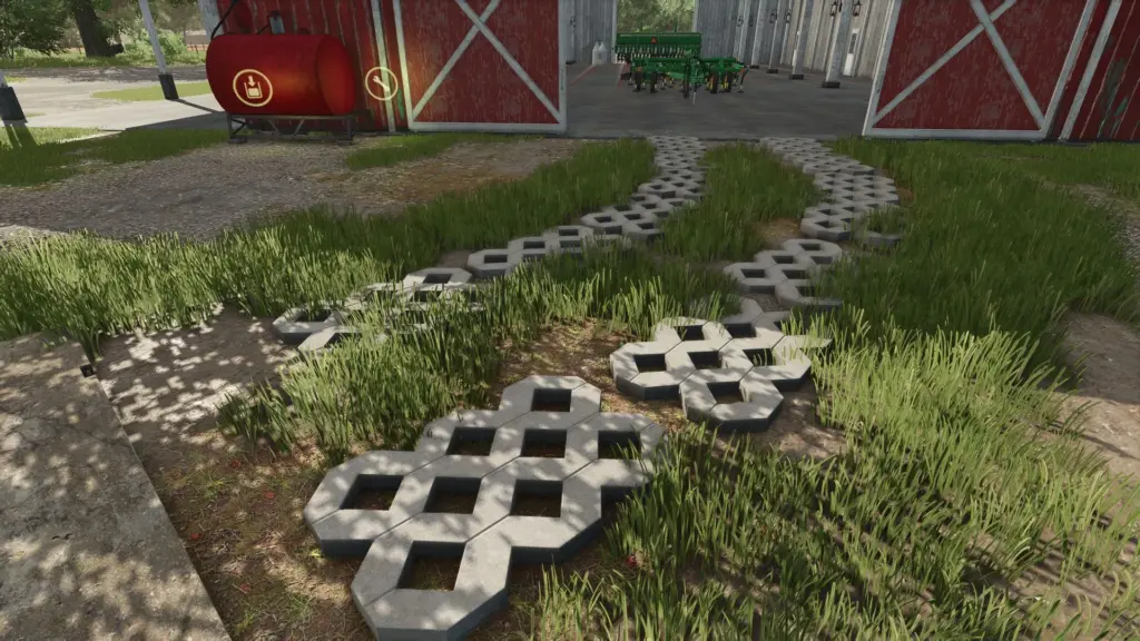 Concrete open slab for the road v1.0