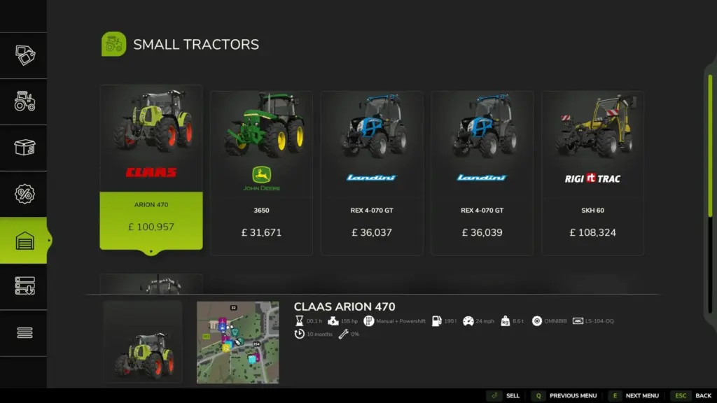 Garage Menu v1.0
