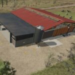 Medium Cowshed With Feeding Robot3