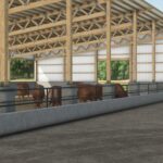 Monoslope Cattle Barn2