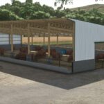 Monoslope Cattle Barn4