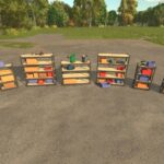 Movable Shelf And Bench Pack2