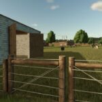 Old Garage And Barn