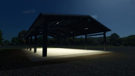 Shelter with Solar Roof