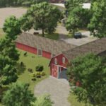 US Cow Barn With Vector5