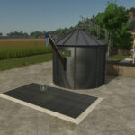 Woodchip And Grass Silo