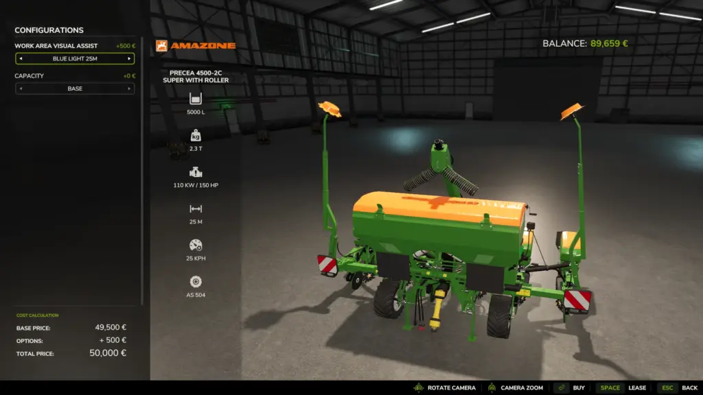 Amazone MultiCrop Planter and Roller v1.0