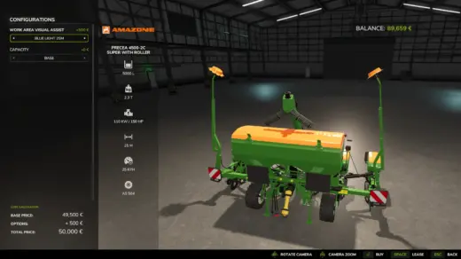 Amazone MultiCrop Planter and Roller v1.0