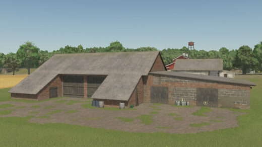 Barn With Cowshed