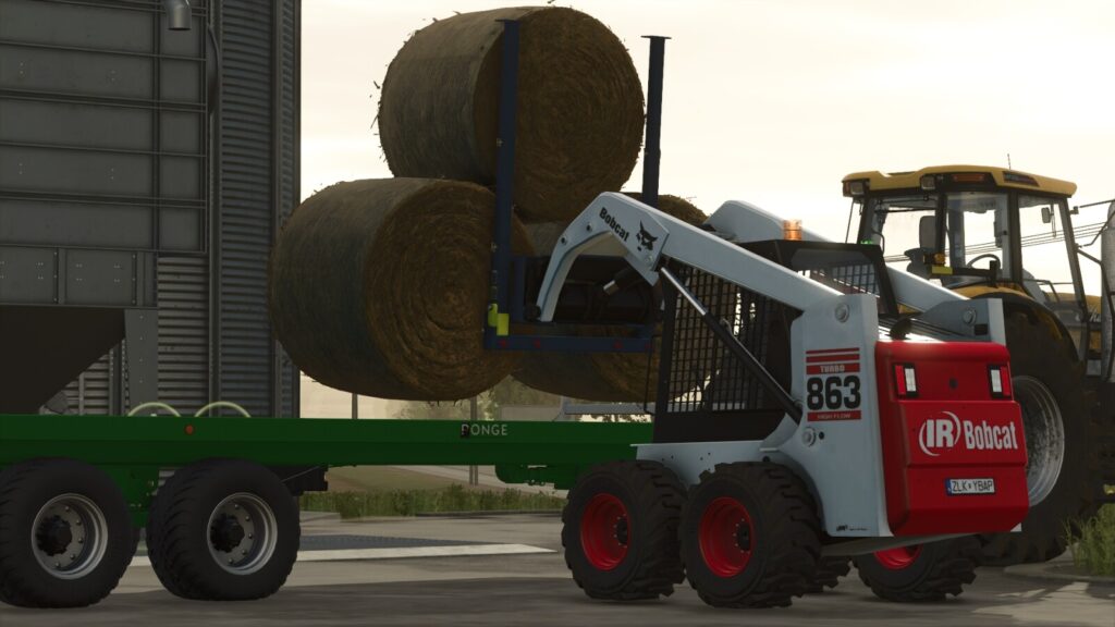 Bobcat 863 Turbo With Bobcat Shovel