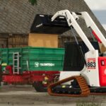 Bobcat 863 Turbo With Bobcat Shovel2