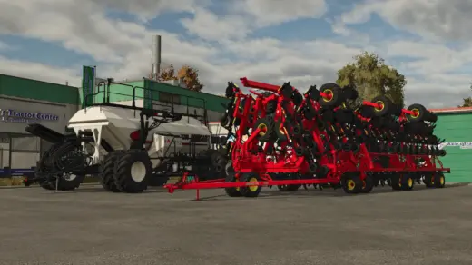 Bourgault 3420-100 Paralink Hoe Drill + 71300 Air Cart v1.0