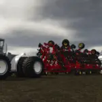 Bourgault 3420-100 Paralink Hoe Drill + 71300 Air Cart v1.02